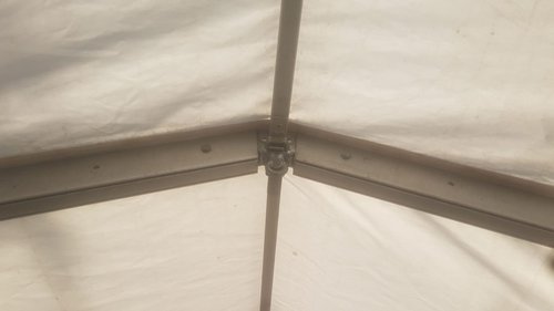 Framed marquee extension Framed marquee extension