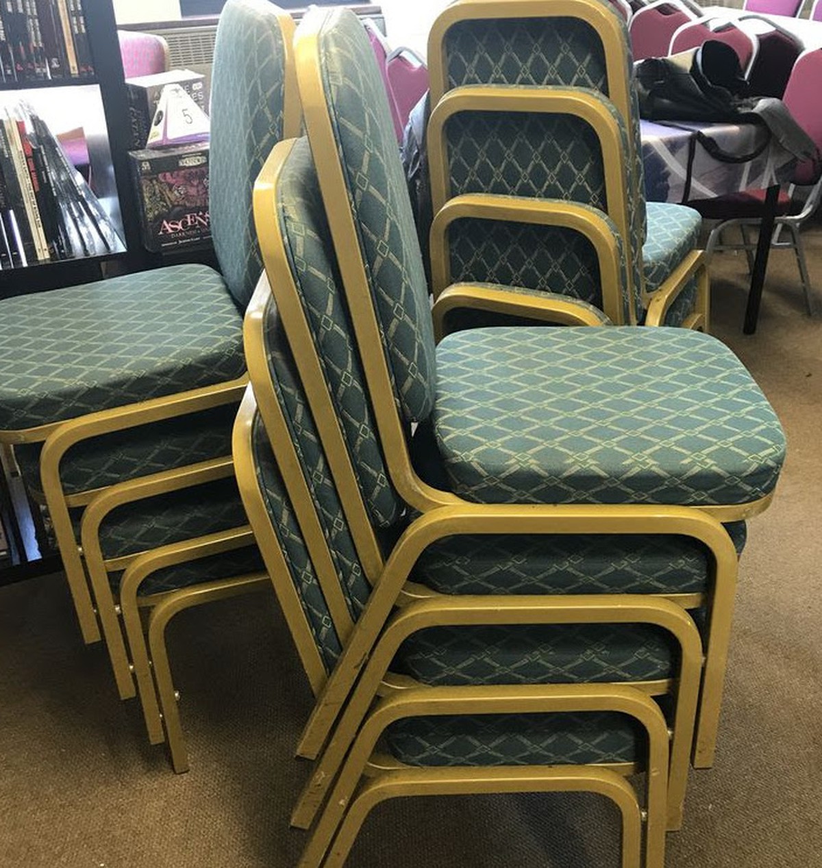 Secondhand Chairs And Tables Steel Frame Banqueting Chairs 12x