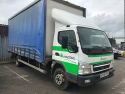 7.5T Curtain side truck for sale