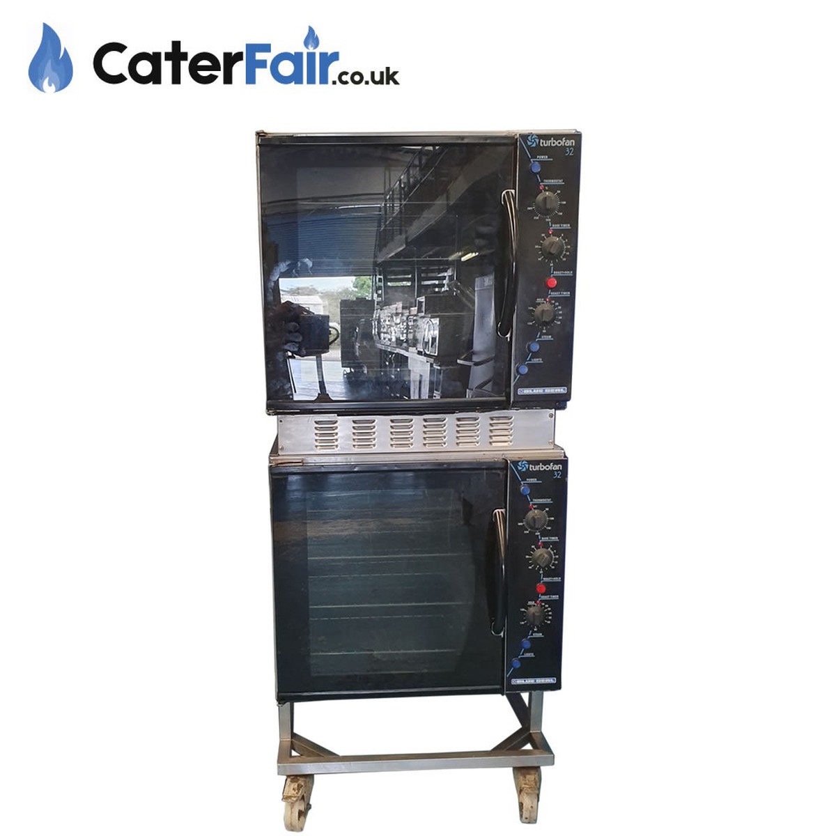 Secondhand Catering Equipment Electric Combi oven (steam) 2x Blue