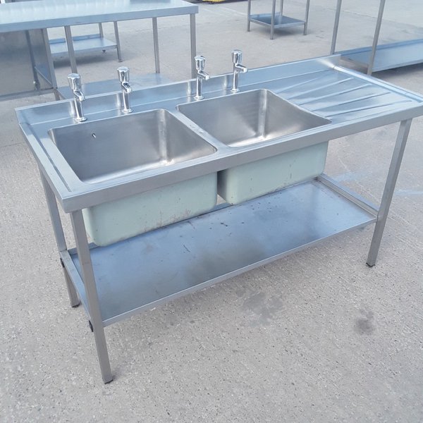 Secondhand Catering Equipment Double Sinks