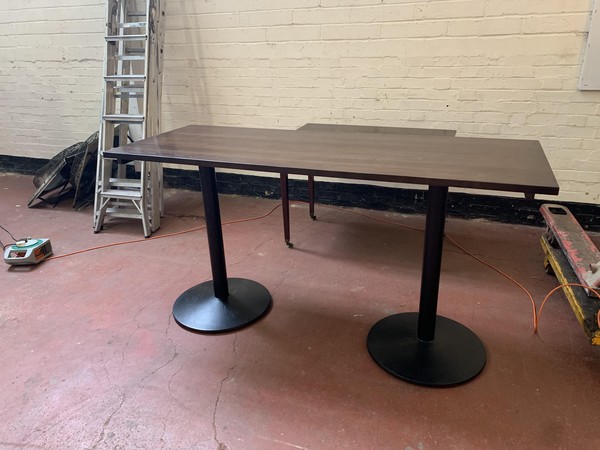 Secondhand Chairs and Tables | Restaurant or Cafe Tables | 2x Dark Oak