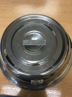 Genware Round Stainless Steel Cloche Plate Cover For 10" Plates