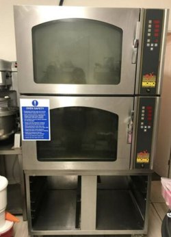 Mono BX Classic Double Commercial Conventional Oven With Stand 3 Phase