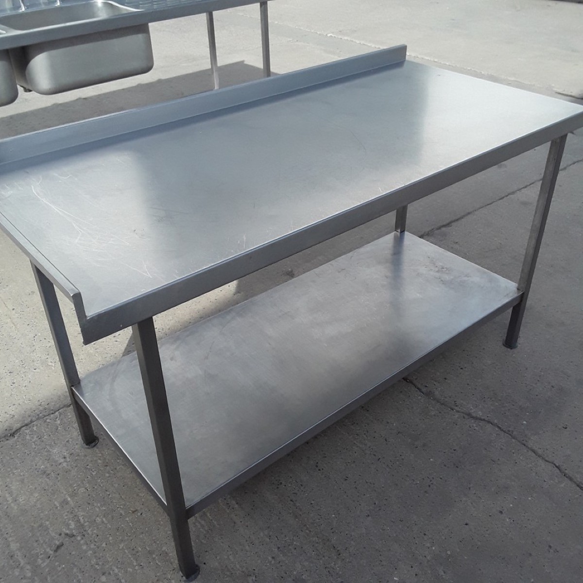Secondhand Catering Equipment Stainless steel tables (1.01m to 2m) Used Stainless Steel
