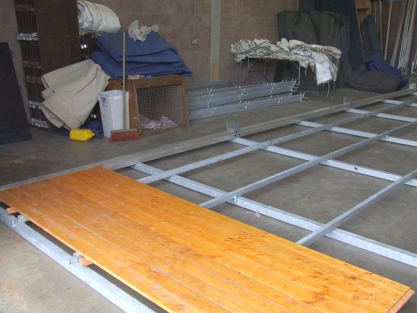 Steel Sub Base Flooring System 9m x 18m