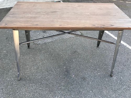 French Bistro Tables Tolix Tarnished French Bistro Tables Tolix Tarnished