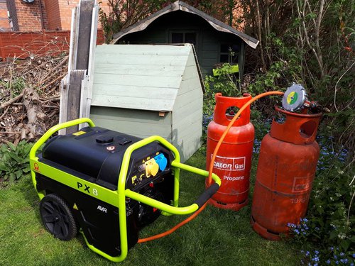 Secondhand Generator Kit Gas Powered Secondhand Generator Kit Gas Powered