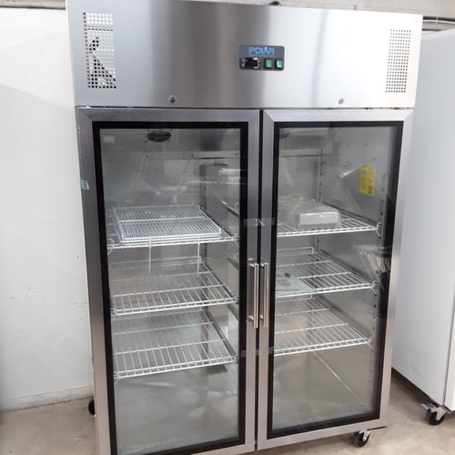 New B Grade Polar CW198 Stainless Double Upright Fridge (U10012) - Bridgwater, Somerset