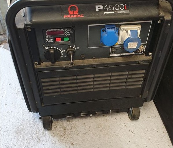 Pramac 4.3kva Petrol Silenced Generator For Sale