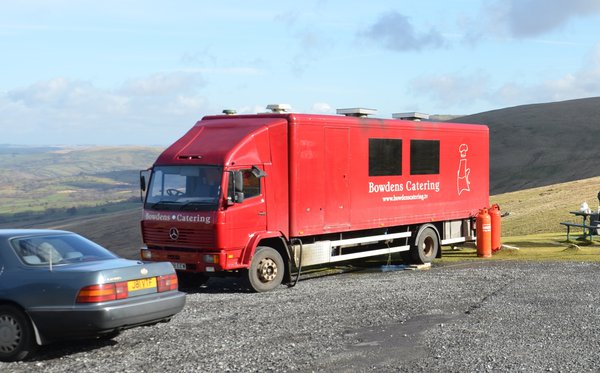 Red Mercedes Mobile Kitchen Lorry -  Very Reliable - Sennybridge, Wales