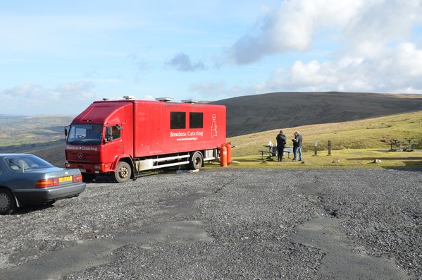 Second Hand Red Mercedes Mobile Kitchen Lorry