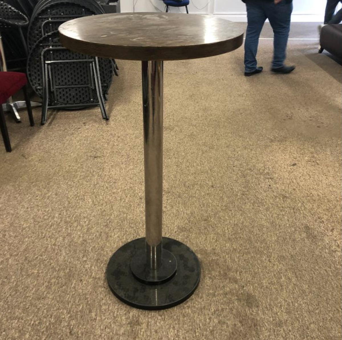 Secondhand Chairs and Tables Pub and Bar Furniture 6x Poser Tables