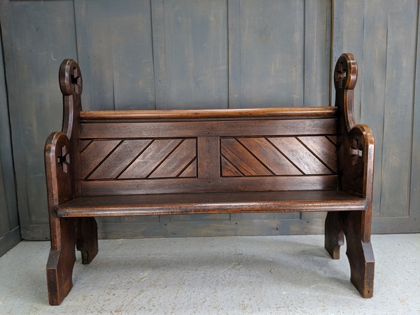 Cross Ended Antique Pitch Pine Pews
