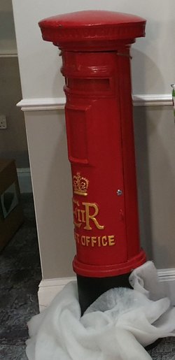 Second Hand Red Floorstanding Postbox For Sale