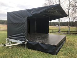 Trailer stage for sale