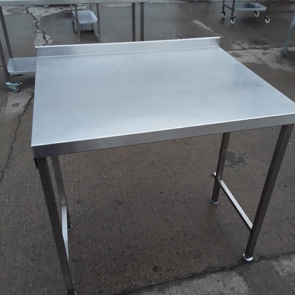 restaurant depot stainless steel table