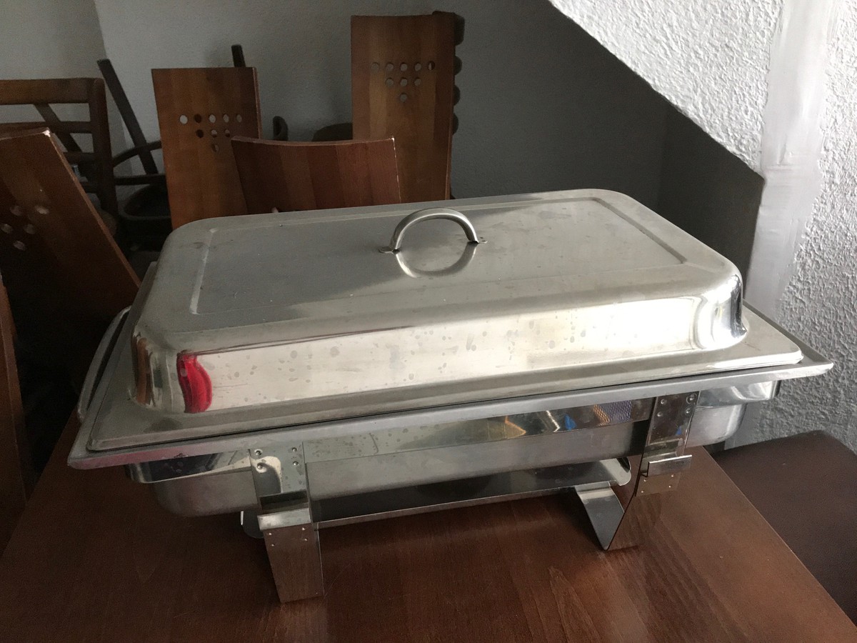 Secondhand Catering Equipment Chafing Dishes 5x Stainless Steel