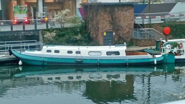 50ft Dutch Barge Liveaboard Narrowboat Canal Boat for Sale