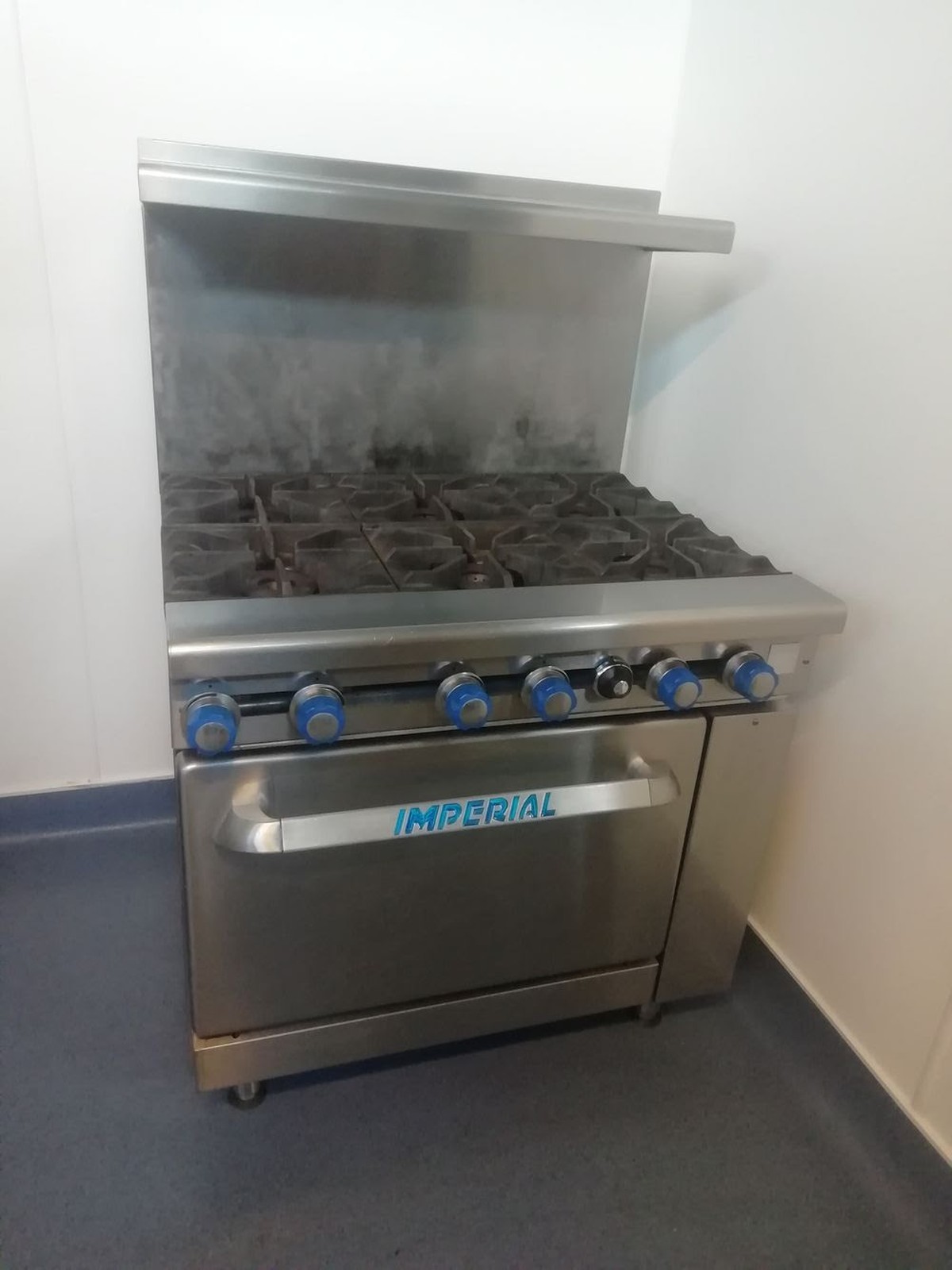 Secondhand Catering Equipment Gas Range Cookers Imperial Ir6 Heavy