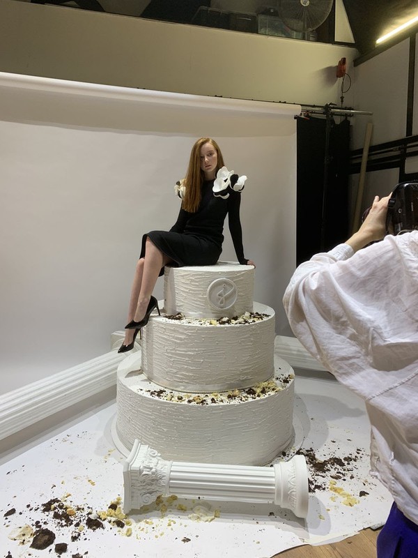 Giant Fake Wedding Cake Prop