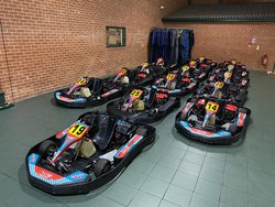 Fleet of 15 Eglem professional karts