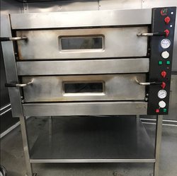 Double Pizza Oven Cuppone Monarch With Stone Base - West Wales