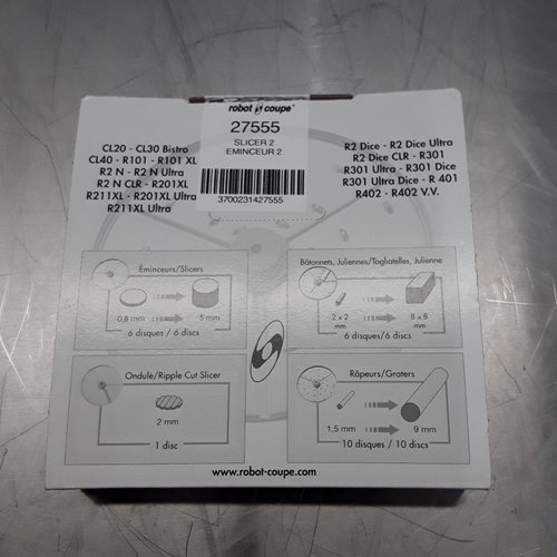 Brand New Robot Coupe R301 27555 Slicer Attachment	(10247)