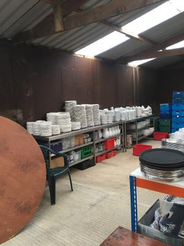 Catering equipment hire stock