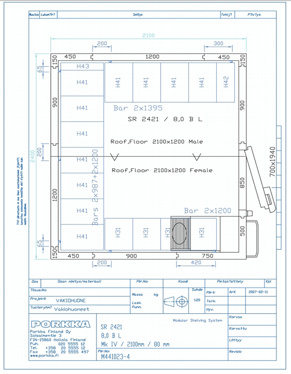 Cold room plans