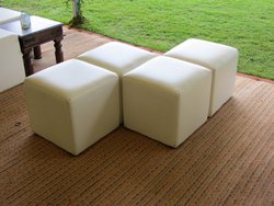 White leather cubes for sale