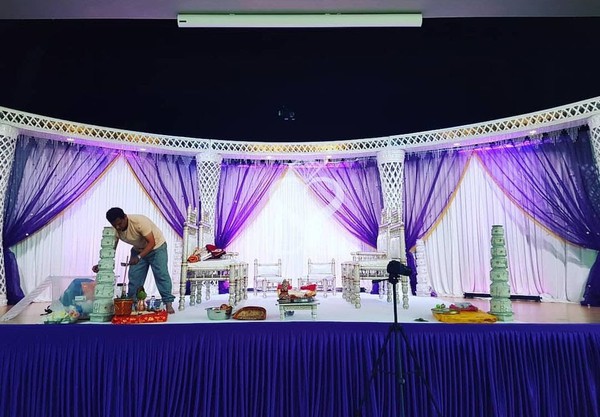 Round Mandap / wedding stage