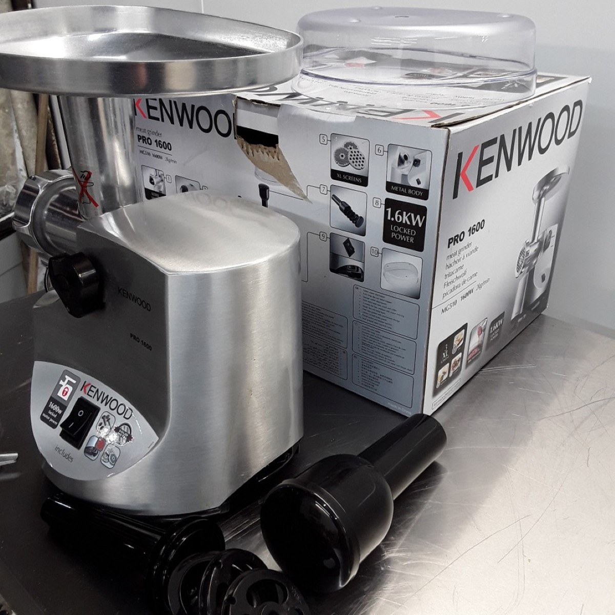 Secondhand Catering Equipment | Mincers | New B Grade Kenwood Pro1600 ...