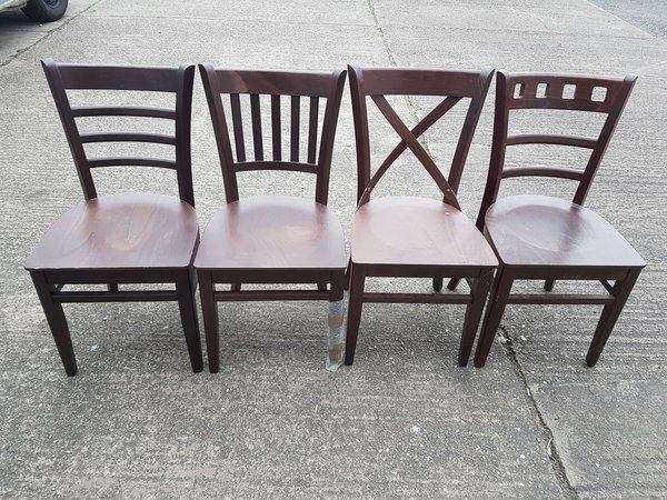 Mixed dining chairs for sale