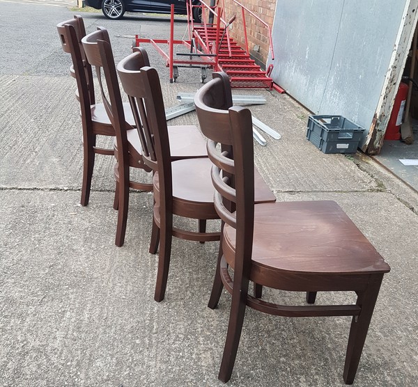 Mixed wooden chairs for sale