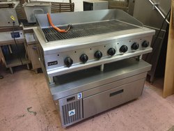 Lincat Opus Gas Char Grill On Adande Refrigerated Drawers -