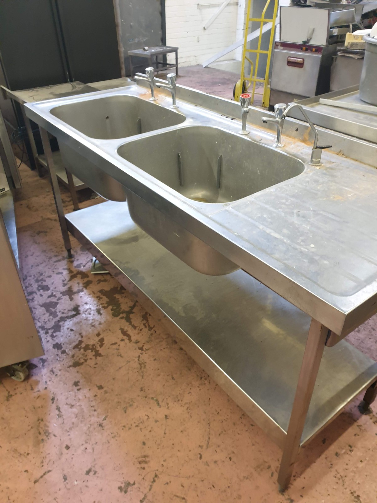 Secondhand Catering Equipment | Double Sinks | Double Bowl Sink ...