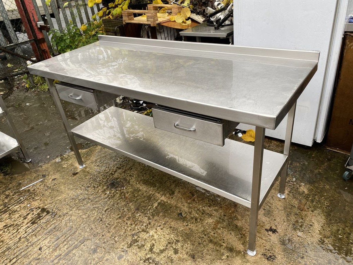 Secondhand Catering Equipment Stainless Steel Tables 1 01m To