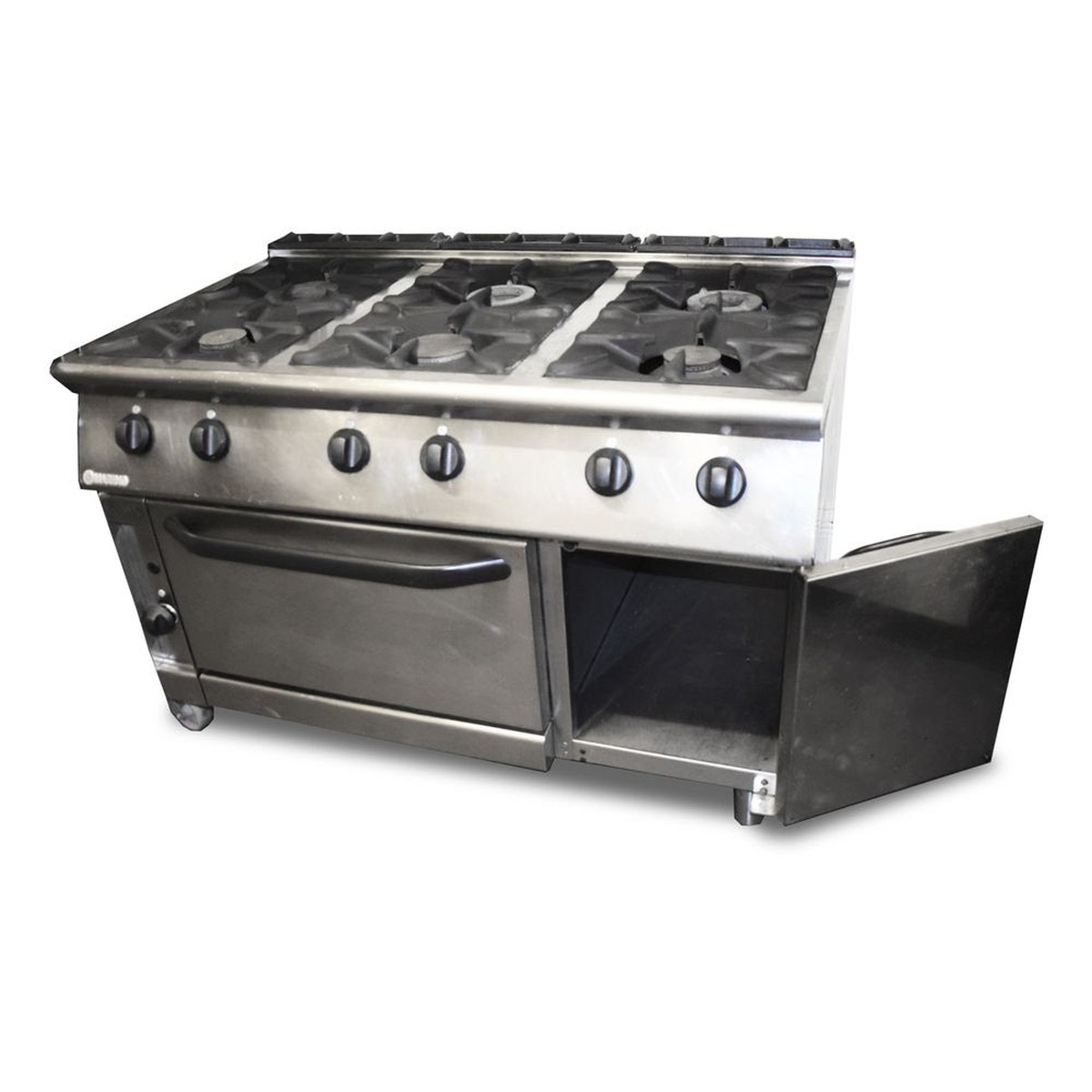 Secondhand Catering Equipment Gas Range Cookers Mareno 6 Burner
