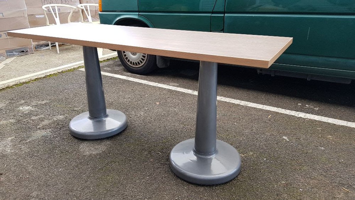 Secondhand Pub Equipment Pub Tables 2x Large Wood Laminate Table