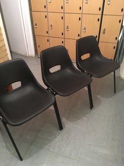 Second Hand Stacking Interlocking Chairs
