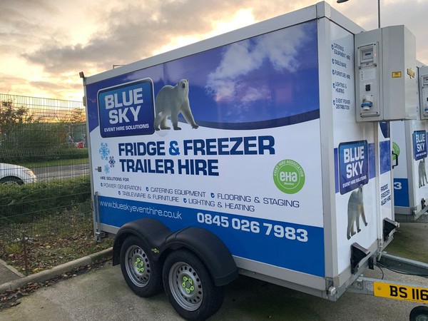 Ex hire fridge trailer for sale