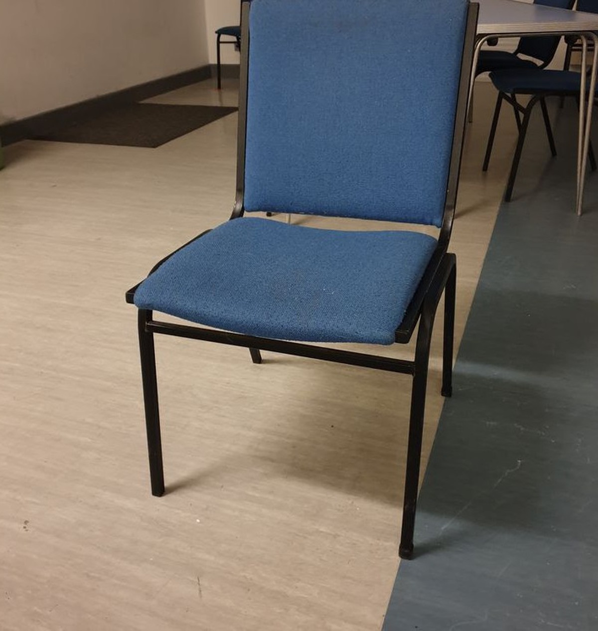 Secondhand Chairs and Tables Linking Conference Chairs 35x Blue