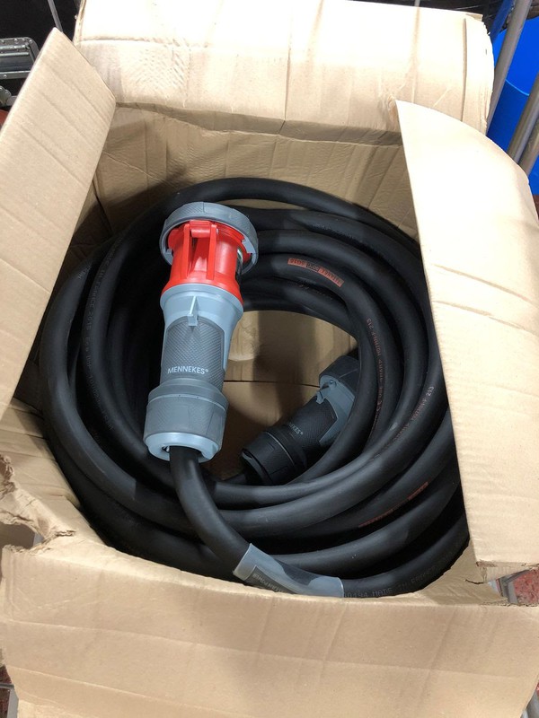 Secondhand Generators Power Distribution 25m Extension Cable 63a
