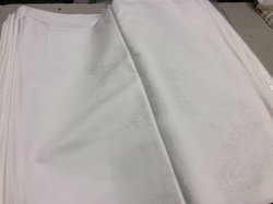 24 x 24 Inch NEW White Patterned Napkins