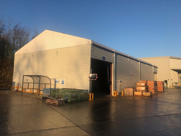 Temporary warehouse for sale