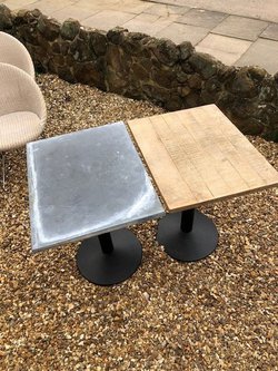 Wooden Rustic Metal Tables