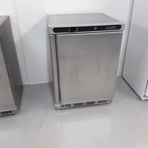 New B Grade Polar CD081 Stainless Single Under Counter Freezer