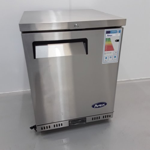 New B Grade Atosa MBC24R Stainless Single Under Counter Fridge
