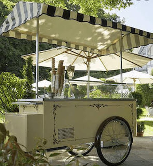 Ice Cream Gelato Display Cart